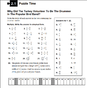 Grade 6_Puzzle Time_Chapter 2_Lesson 1